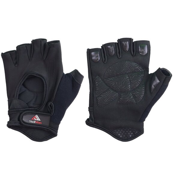 Stellman Phantom Power Lifting Gloves Strength Training Men Fingerless Gloves - Picture 1 of 5
